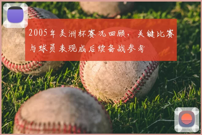 2005年美洲杯赛况回顾，关键比赛与球员表现成后续备战参考